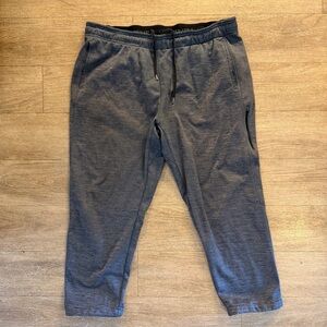 And1 Men's Dark Gray Knit Jogger Pants 2XL